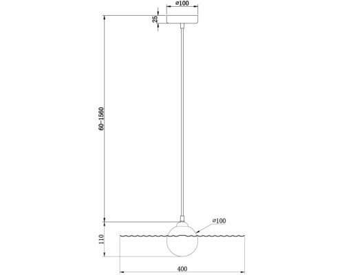 Подвесной светильник Jovian FR5390PL-01W Freya