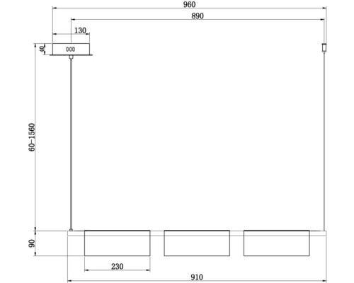 Подвесной светильник Stick FR5395PL-L12B Freya