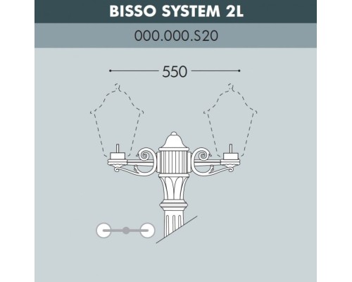 Консоль Bisso 000.000.S20.A0 Fumagalli