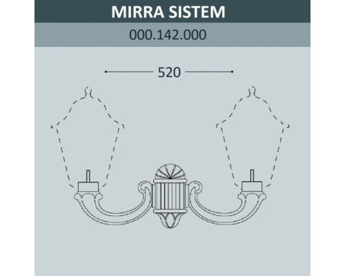Консоль Mirra 000.142.000.A0 Fumagalli