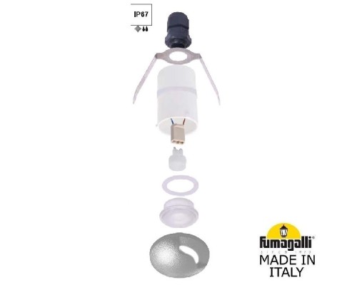 Встраиваемый светильник уличный Teresa 2L1.000.000.LXZ1L Fumagalli