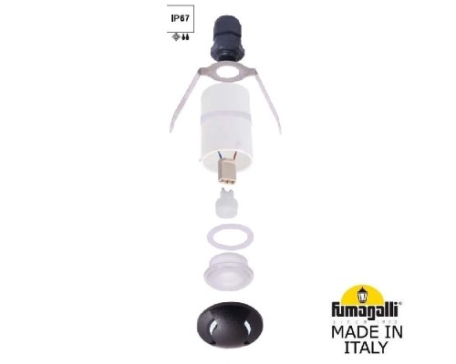 Встраиваемый светильник уличный Teresa 2L2.000.000.AXZ1L Fumagalli