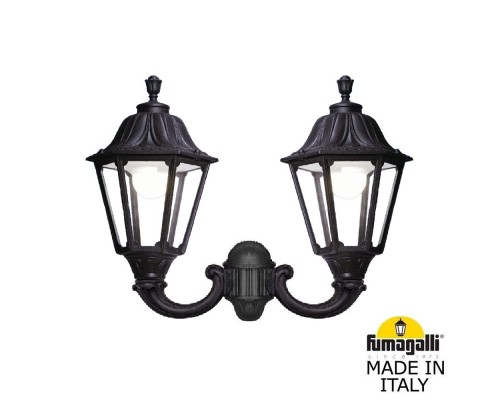 Настенный фонарь уличный Noemi E35.142.000.AXH27 Fumagalli