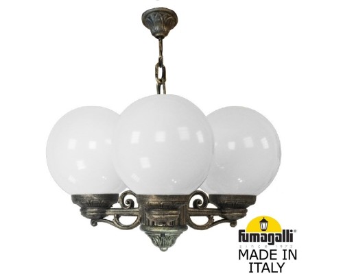 Уличный светильник подвесной GLOBE 250 G25.120.S30.BYF1R Fumagalli