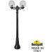 Наземный фонарь GLOBE 250 G25.158.S20.AXF1R Fumagalli
