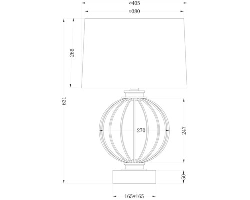 Интерьерная настольная лампа  22-86949 Garda Decor