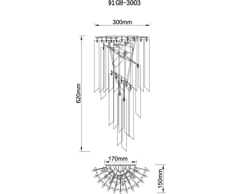 Бра  91GH-3003 Garda Decor