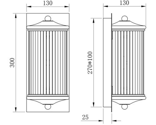 Бра  K2KG0603W-2 Garda Decor