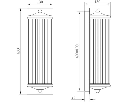 Бра  K2KG0604W-1 Garda Decor