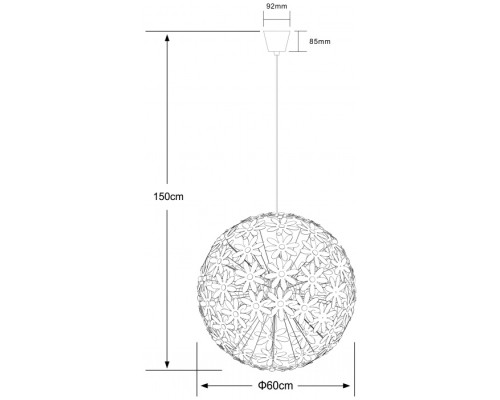 Подвесная люстра Stella 15024 Globo