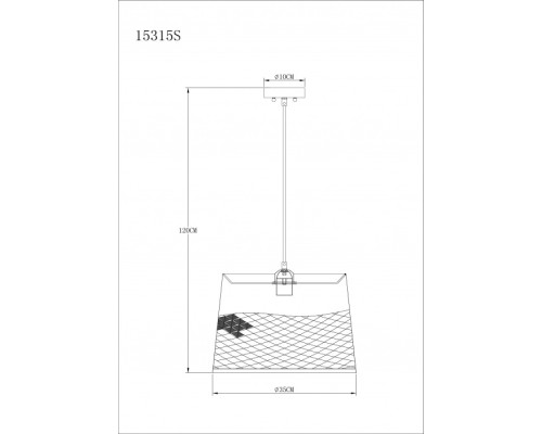 Подвесной светильник Becca 15315S Globo