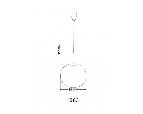 Подвесной светильник Balla 1583 Globo