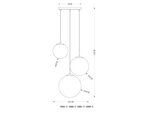 Подвесной светильник Varus 15861-3 Globo