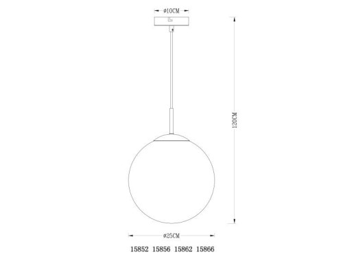 Подвесной светильник Varus 15862 Globo