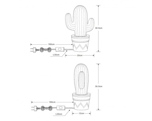 Интерьерная настольная лампа Chaita 22804 Globo