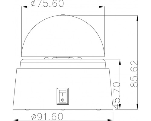 Интерьерная настольная лампа Disco 28014 Globo