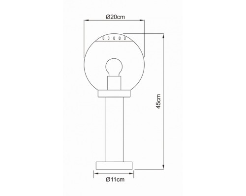 Наземный фонарь Bowle II 3181 Globo