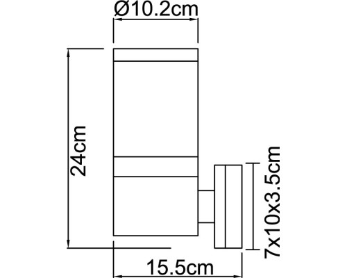 Настенный светильник уличный Xeloo 32014 Globo