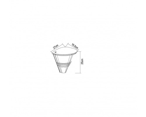 Настенный светильник уличный Salla 32093W Globo