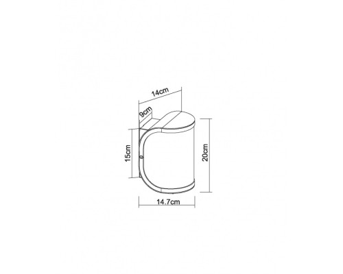 Настенный светильник уличный Segga 32128A Globo