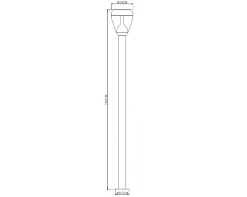 Наземный светильник Monte 32253 Globo