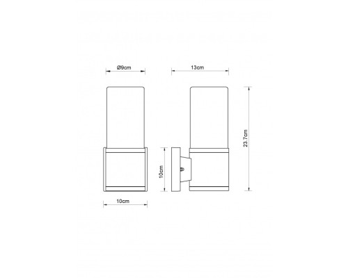 Настенный светильник уличный Nina 32409 Globo