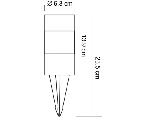 Грунтовый светильник Solar 33254-3 Globo