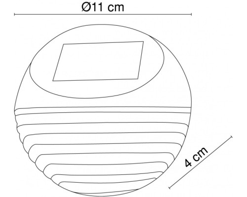 Настенный светильник уличный Solar 33429-12 Globo