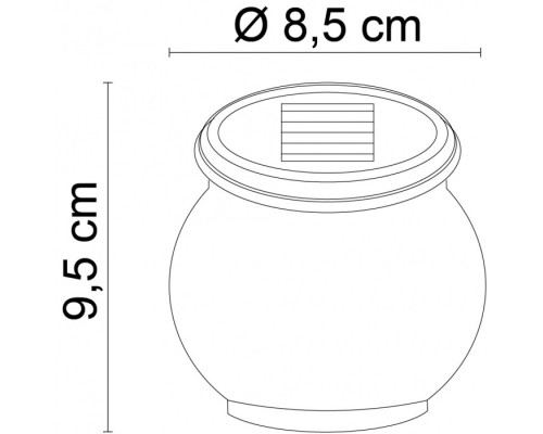 Наземный светильник Solar 3358-24 Globo