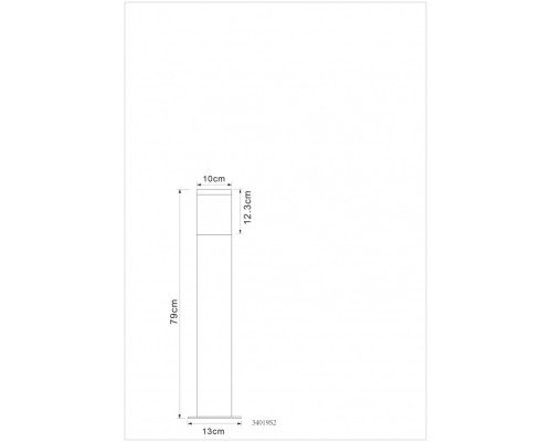Наземный светильник Lalli 34019S2 Globo