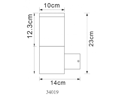 Настенный фонарь уличный Lalli 34019 Globo