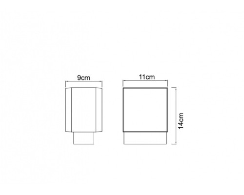 Настенный светильник уличный Slice 34173 Globo