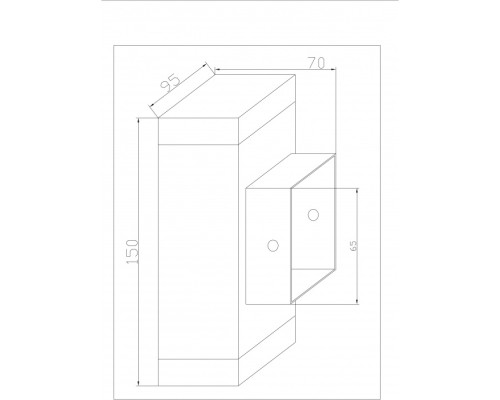 Настенный светильник уличный Oskari 34186-2 Globo