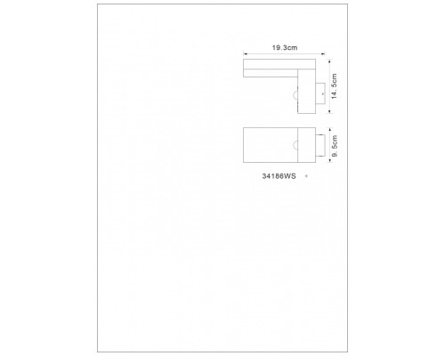 Настенный светильник уличный Oskari 34186WS Globo
