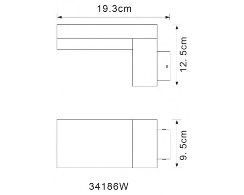 Настенный светильник уличный Oskari 34186W Globo