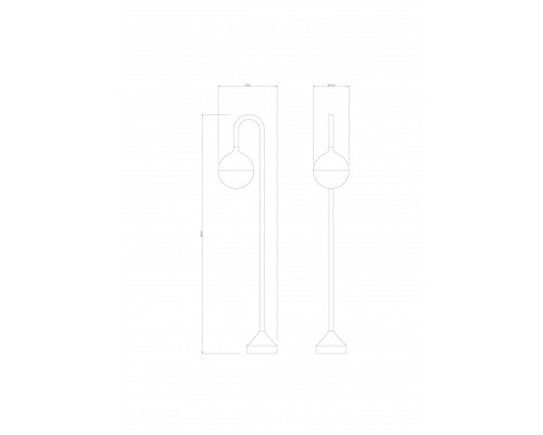 Наземный фонарь Almeria 34592 Globo