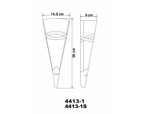 Бра Rustica II 4413-1 Globo