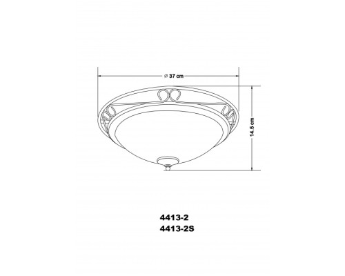 Потолочный светильник Rustica II 4413-2 Globo