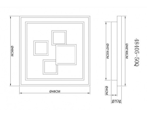 Потолочная люстра Nolo 48405-50Q Globo