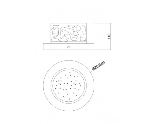Потолочная люстра Potti 49367-12D Globo