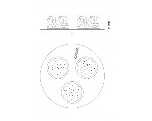 Потолочная люстра Potti 49367-18D Globo