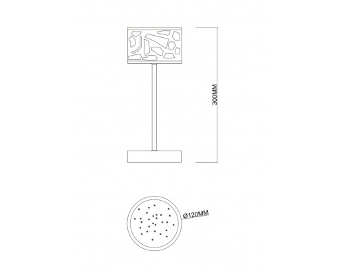 Интерьерная настольная лампа Potti 49367-6T Globo