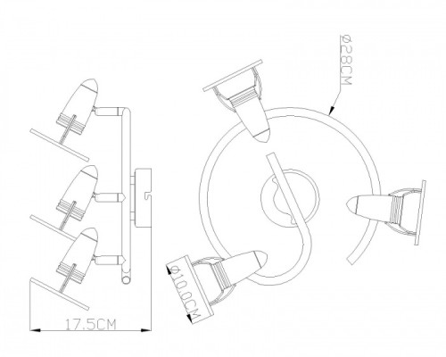 Спот Frances I 54120-3 Globo