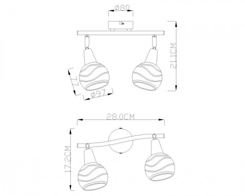 Спот Lara 54346-2 Globo