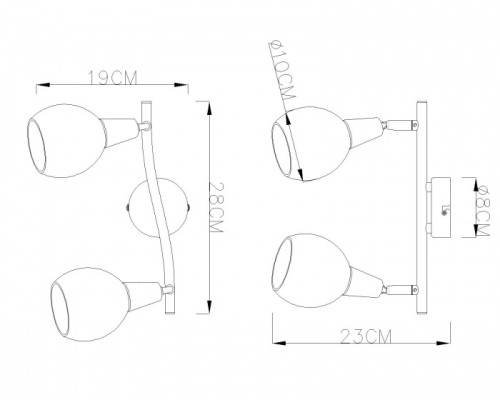 Спот Elliott 54351-2 Globo