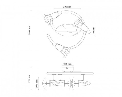 Спот Lord 5438-3 Globo