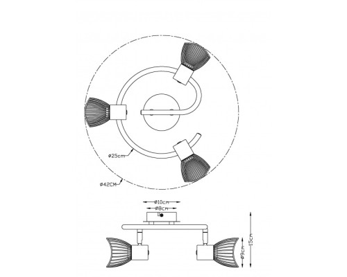 Спот Fassa 54815-3 Globo