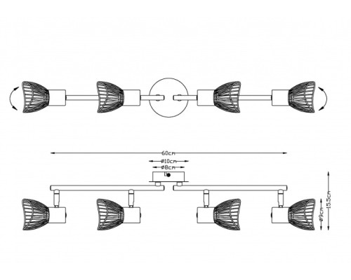 Спот Fassa 54815-4 Globo