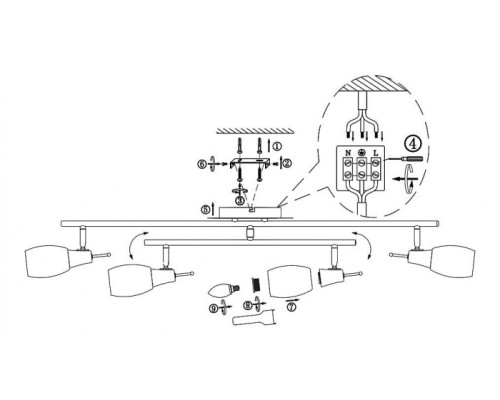 Спот Florita 54984-4 Globo