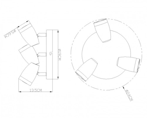 Спот Nero 56110-3 Globo